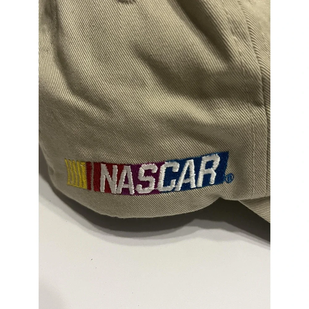 Vintage Daytona 500 Hat Cap Mens One Size Beige NASCAR‎ Racing Snap Back 2001